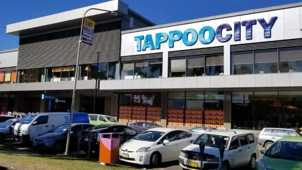 Indoor shopping area at TappooCity Lautoka in Fiji