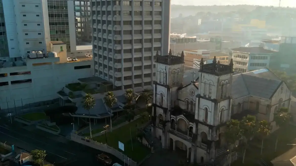 Sacred Heart Cathedral on Pratt Street in central Suva, Fiji