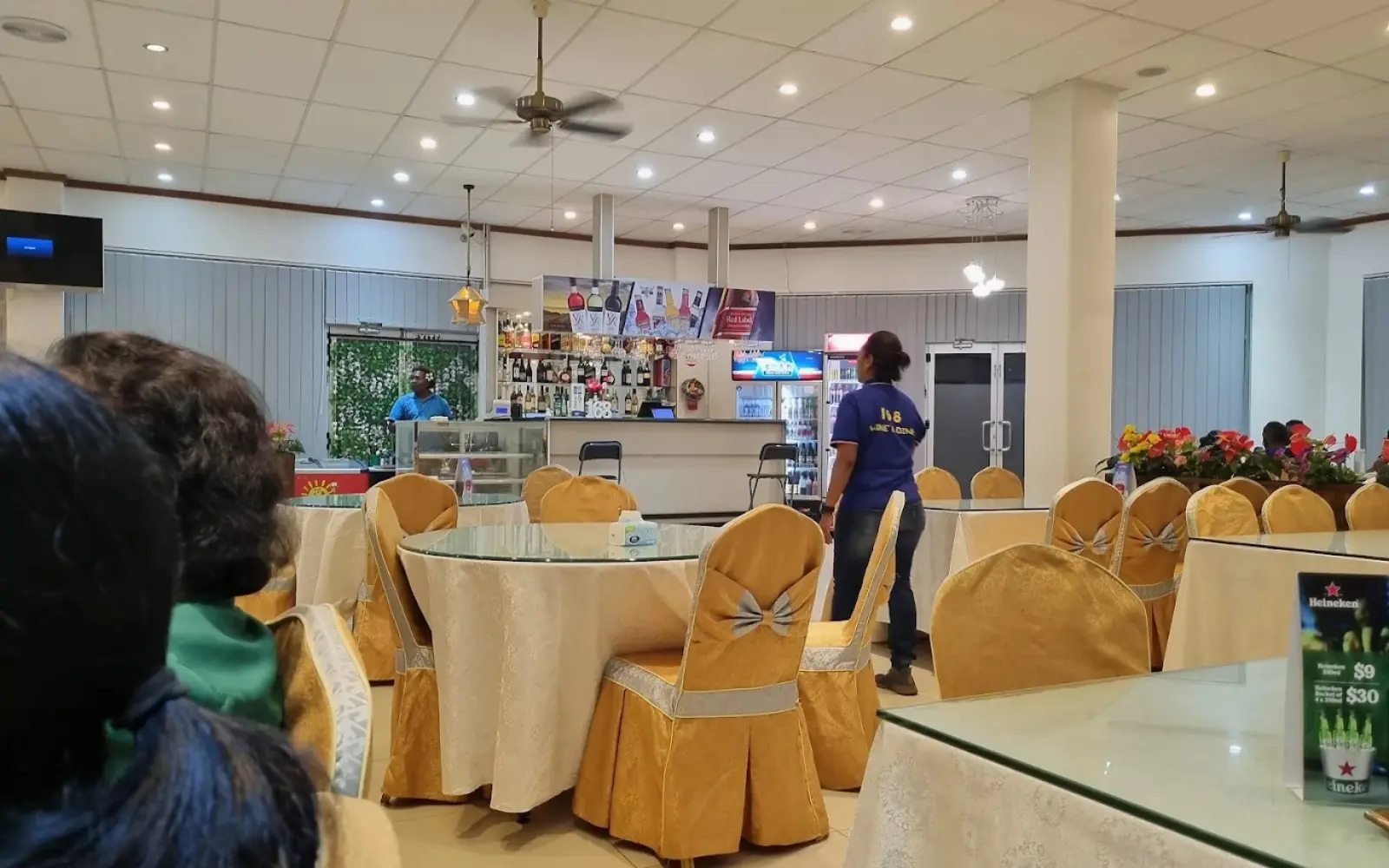 Ocean Delights Lautoka serving seafood platter with fresh fish, kokoda, and grilled lobster