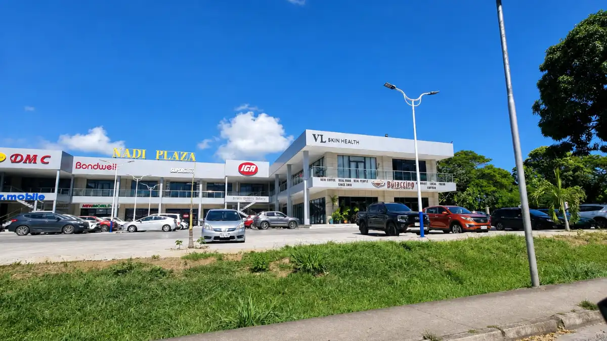 Exterior of Bulaccino Café at Nadi Plaza in Nadi, Fiji.