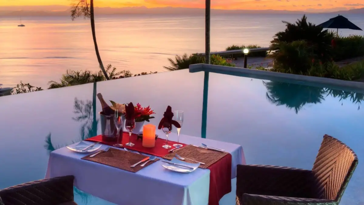 Taveuni Island Resort & Spa overlooking the ocean and lush gardens